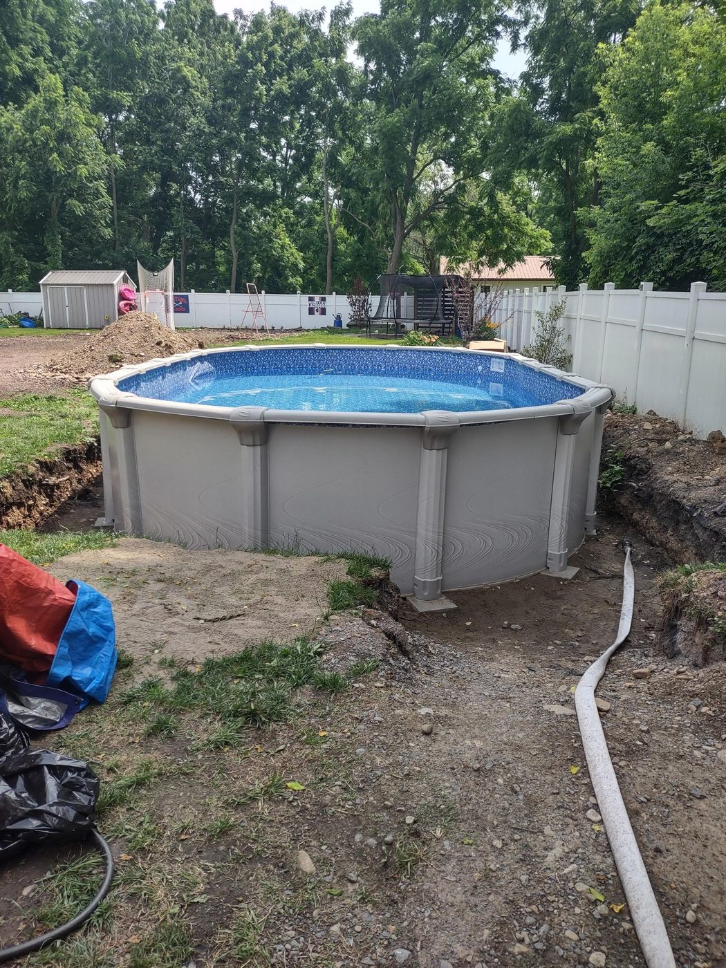 FLX Landscaping — Pool Installing Process